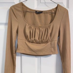 Brown long sleeve shirt